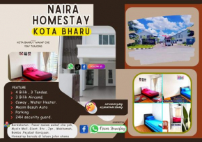 Naira Homestay Kota Bharu ,Wakaf Che Yeh 4 Bilik 3 Aircond